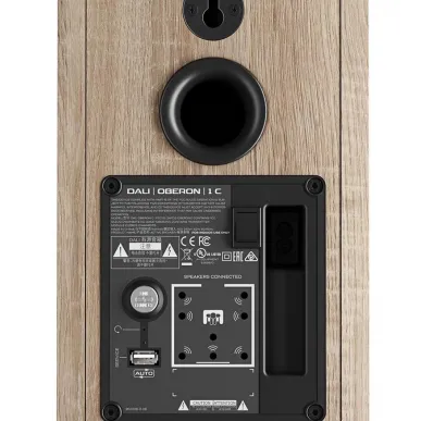 Активная полочная акустика Dali Oberon 1 C Black Ash + Sound Hub Compact